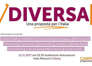 Intervento a Campo Progressista - Diversa: Una proposta per l'Italia, 12 novembre 2017